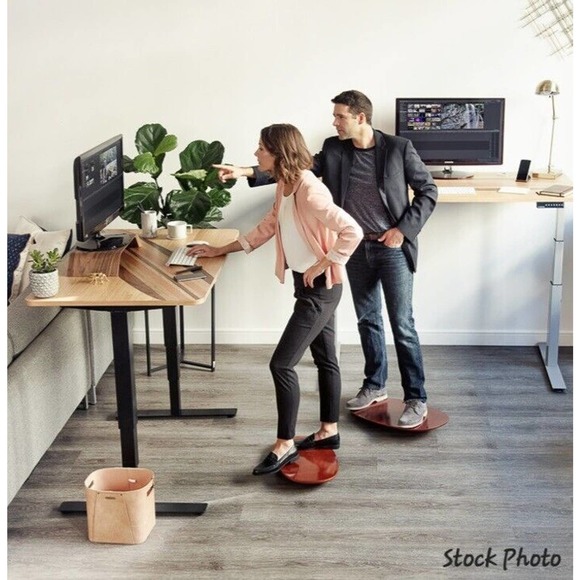 AlleyOOP Balance Board Ergonomic Rocker Standing Desk Work Smarter Not Harder EX - Picture 3 of 7